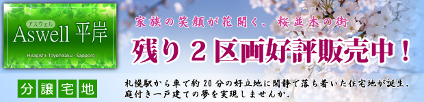 分譲宅地 アスウェル平岸